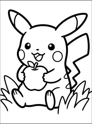 Coleção de desenhos para colorir: Pokémon Tiernos para Colorear