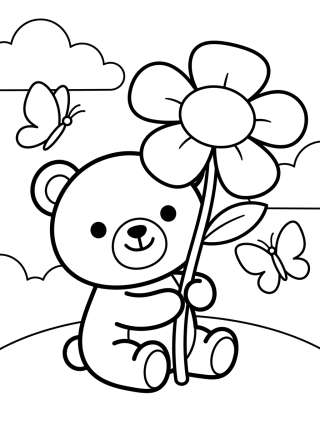 Coleção de desenhos para colorir: Primavera Tierna