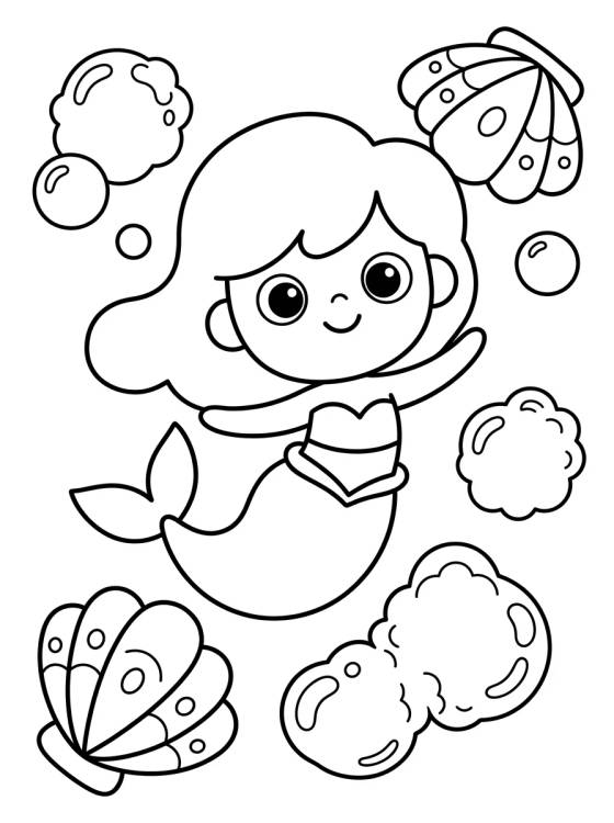 Desenho de Siregata Nadando en el Mar de Spa para colorir e imprimir grátis