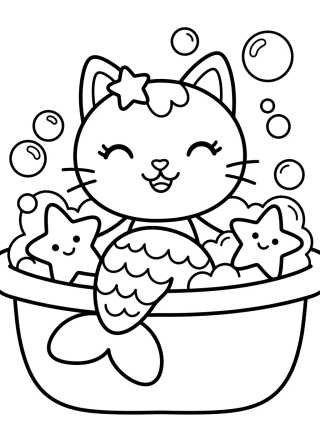 Desenho de Siregata Nadando en el Spa para colorir e imprimir grátis