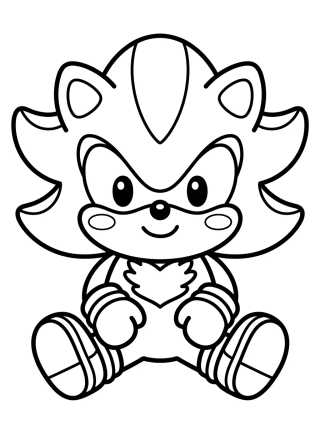 Desenho de Shadow Tierno Estilo Kawaii para colorir e imprimir grátis