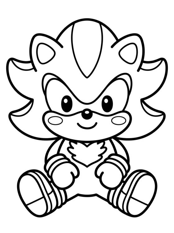 Desenho de Shadow Tierno Estilo Kawaii para colorir e imprimir grátis