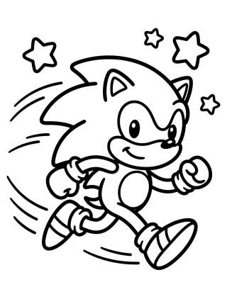 Coleção de desenhos para colorir: Sonic para Colorear