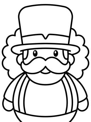 Desenho de Tito con Sombrero de Bita para colorir e imprimir grátis