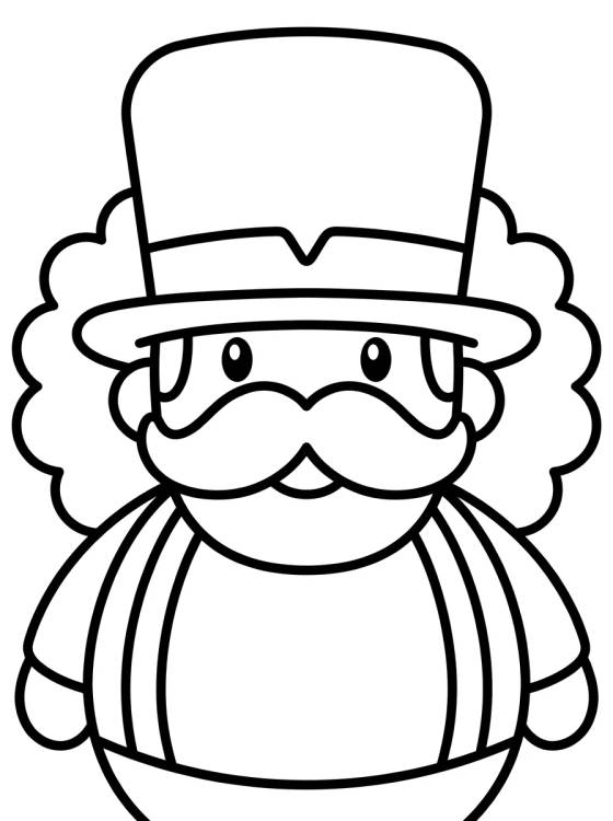 Desenho de Tito con Sombrero de Bita para colorir e imprimir grátis