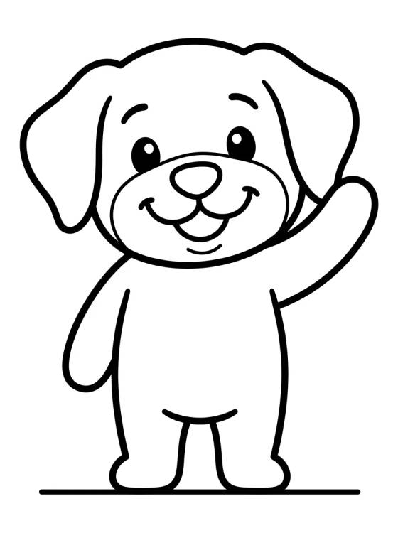 Desenho de Tito Sonriendo y Saludando Alegremente para colorir e imprimir grátis