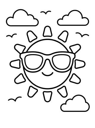 Coleção de desenhos para colorir: Verano Tierno