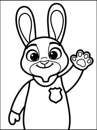 Coleção de desenhos para colorir: Dibujos de Zootopia para colorear